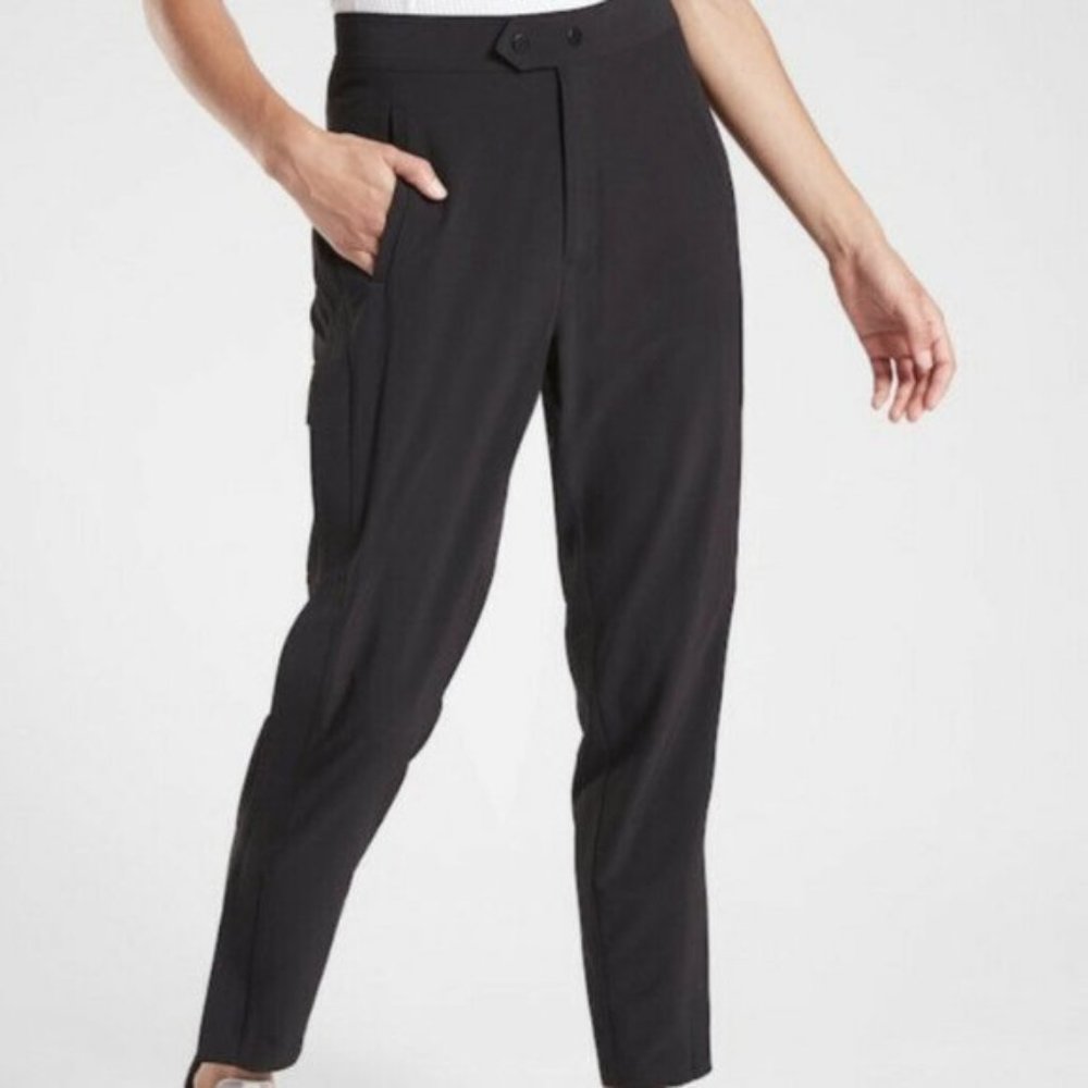 Athleta Uptown Ankle Pants size 14P Black
